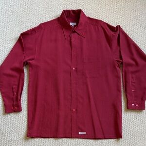 Ted Baker London long sleeve red shirt